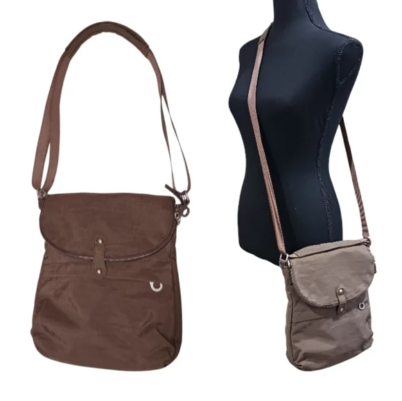 Baggallini Dublin Shoulder Crossbody Bag Detachable Wallet Retired - Picture 2 of 14